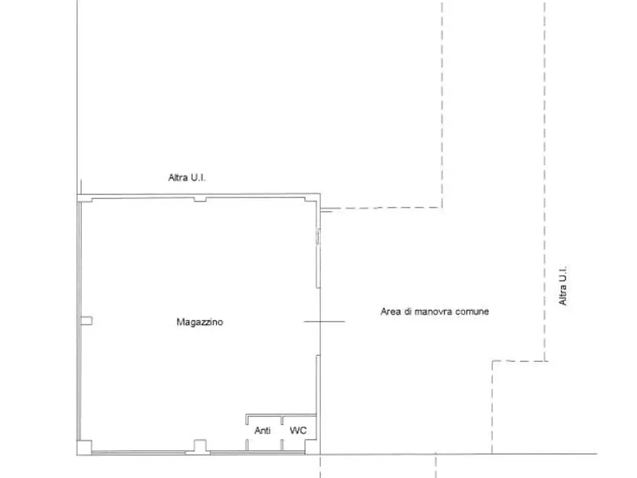 Magazzino in , Casalgrande, {3} - Planimetria 1