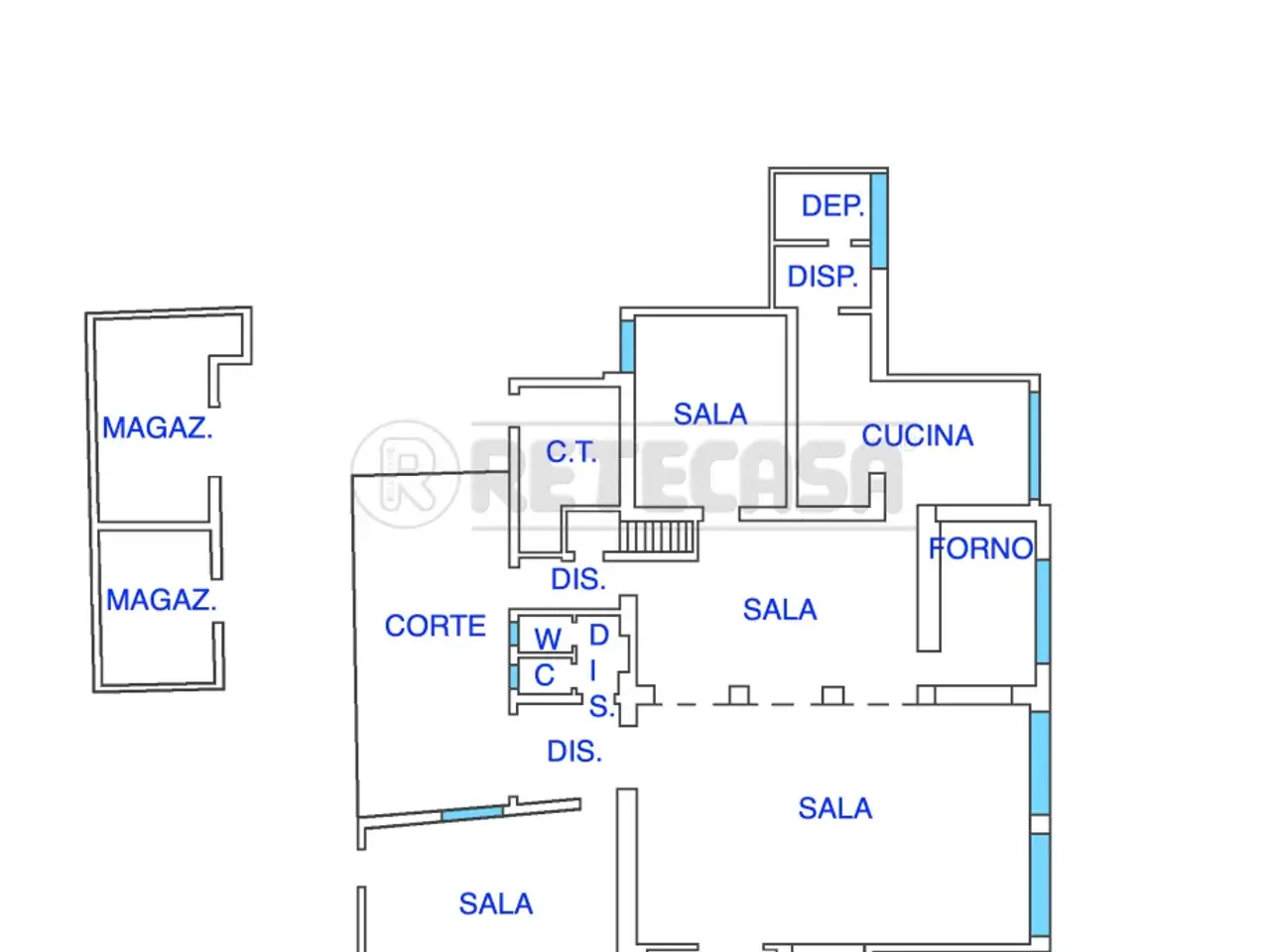 Palazzina commerciale in Via Vittorio Emanuele III 27, Talmassons, {3} - Planimetria 1