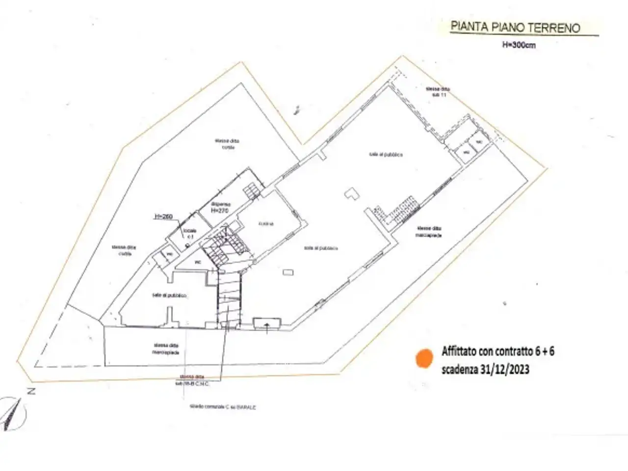 Negozio in Corso Barale 127, Borgo San Dalmazzo, {3} - Planimetria 1