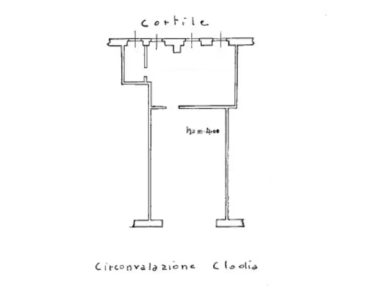 Negozio in Circonvallazione Clodia 161, Roma, {3} - Planimetria 1