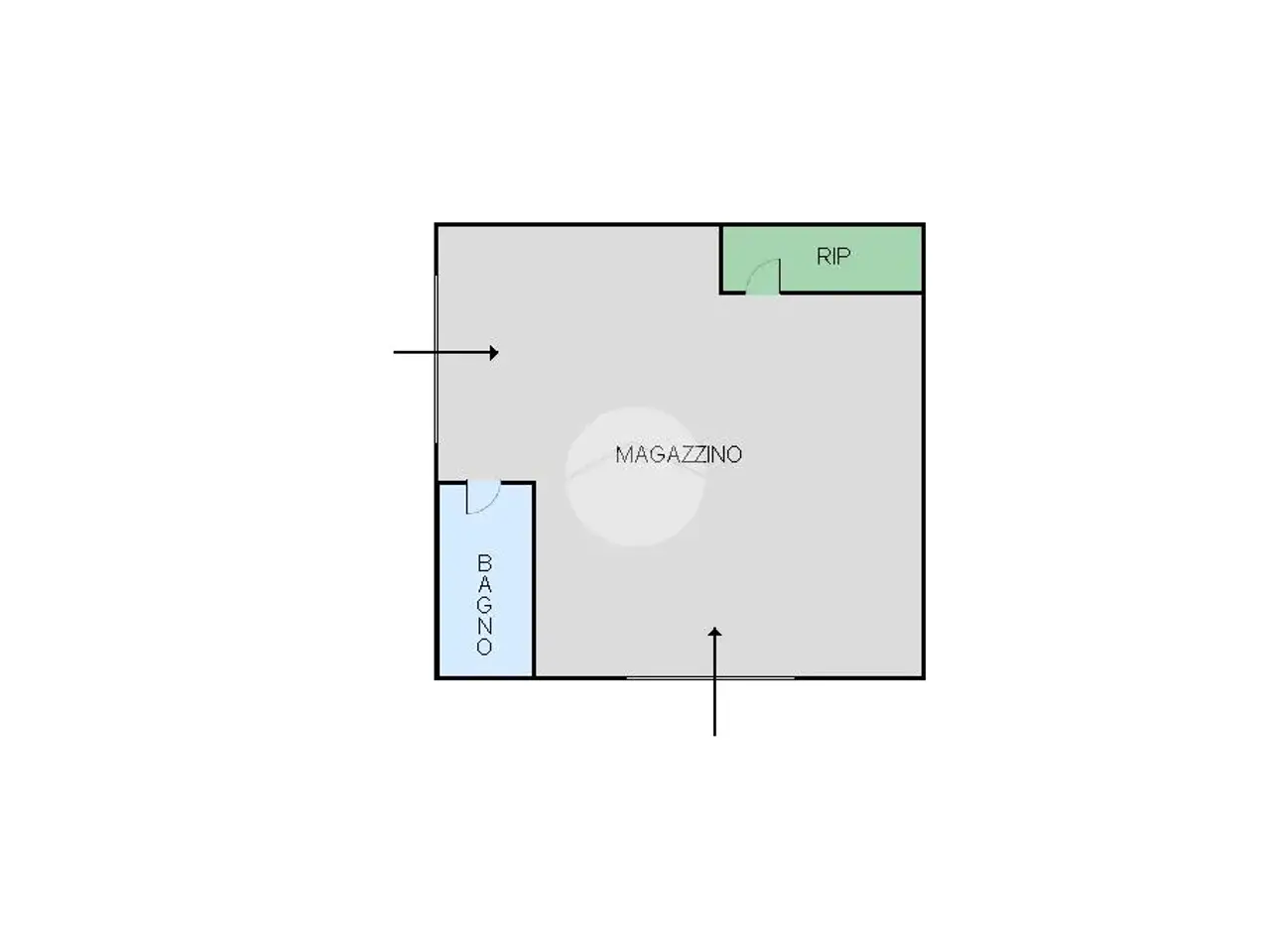 Magazzino in Via Gagarin 2, Corigliano-Rossano, {3} - Planimetria 1