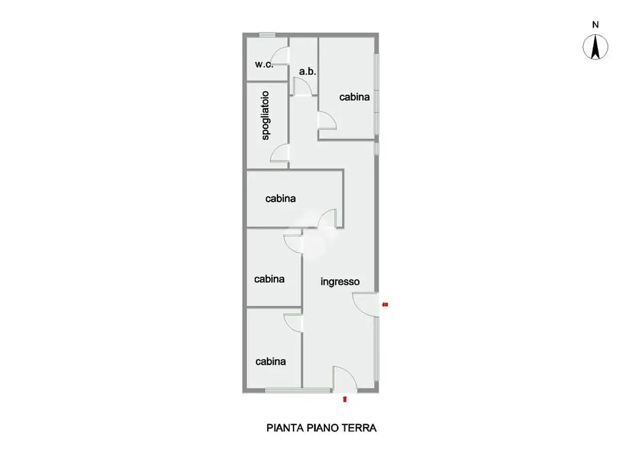 Negozio in Via Trieste 91, Giulianova, {3} - Planimetria 1