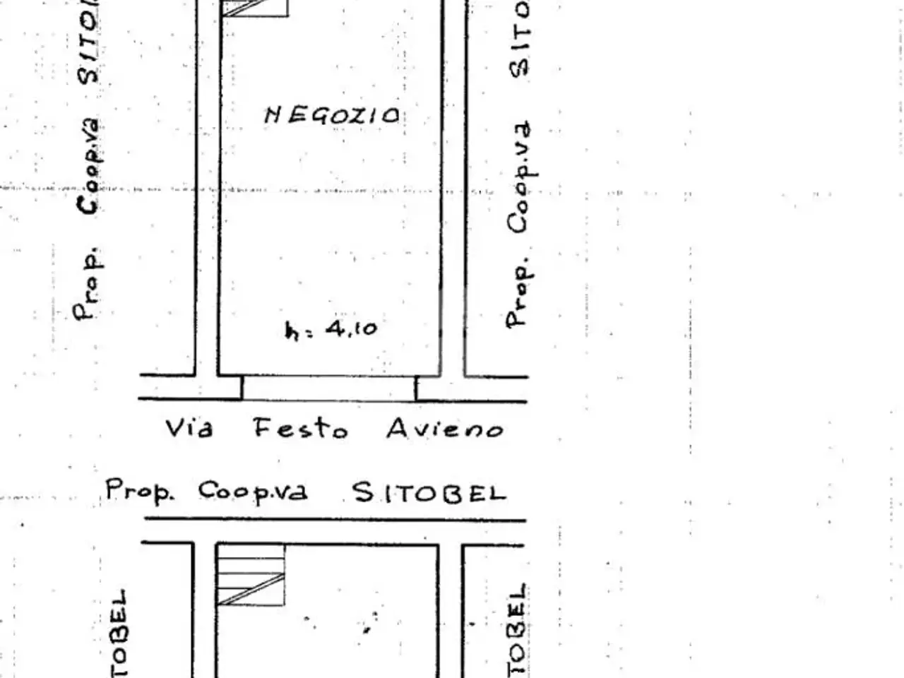 Negozio in Via Festo Avieno 97, Roma, {3} - Planimetria 1