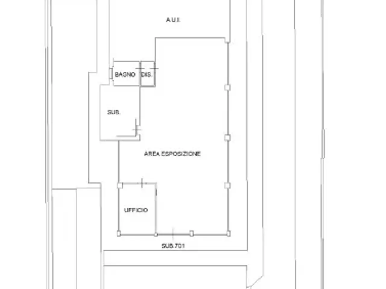 Negozio in Via Alcide De Gasperi, Morengo, {3} - Planimetria 1