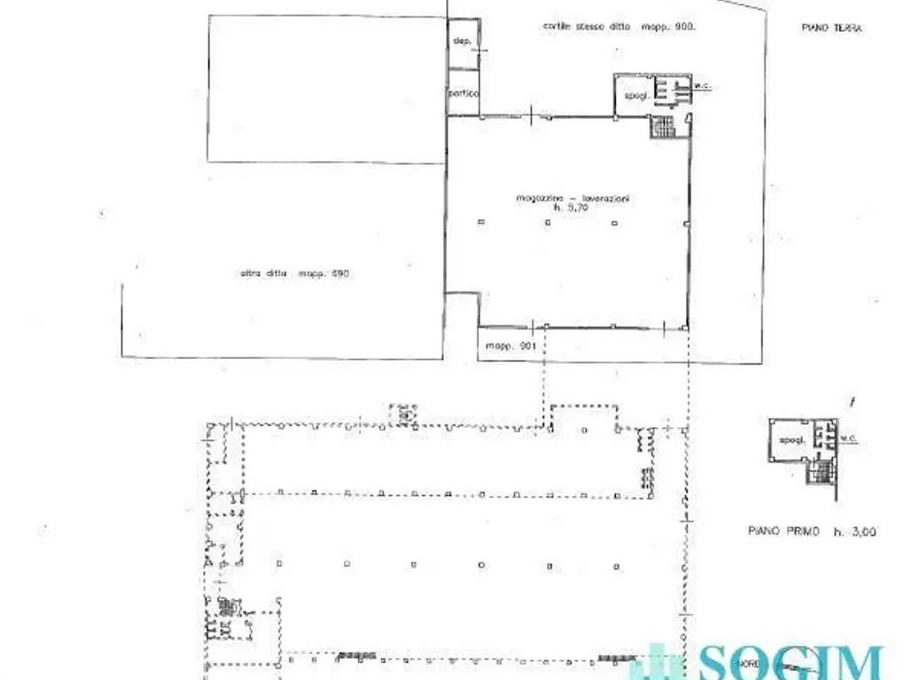 Capannone in Via Bergamo 15, Pioltello, {3} - Planimetria 1