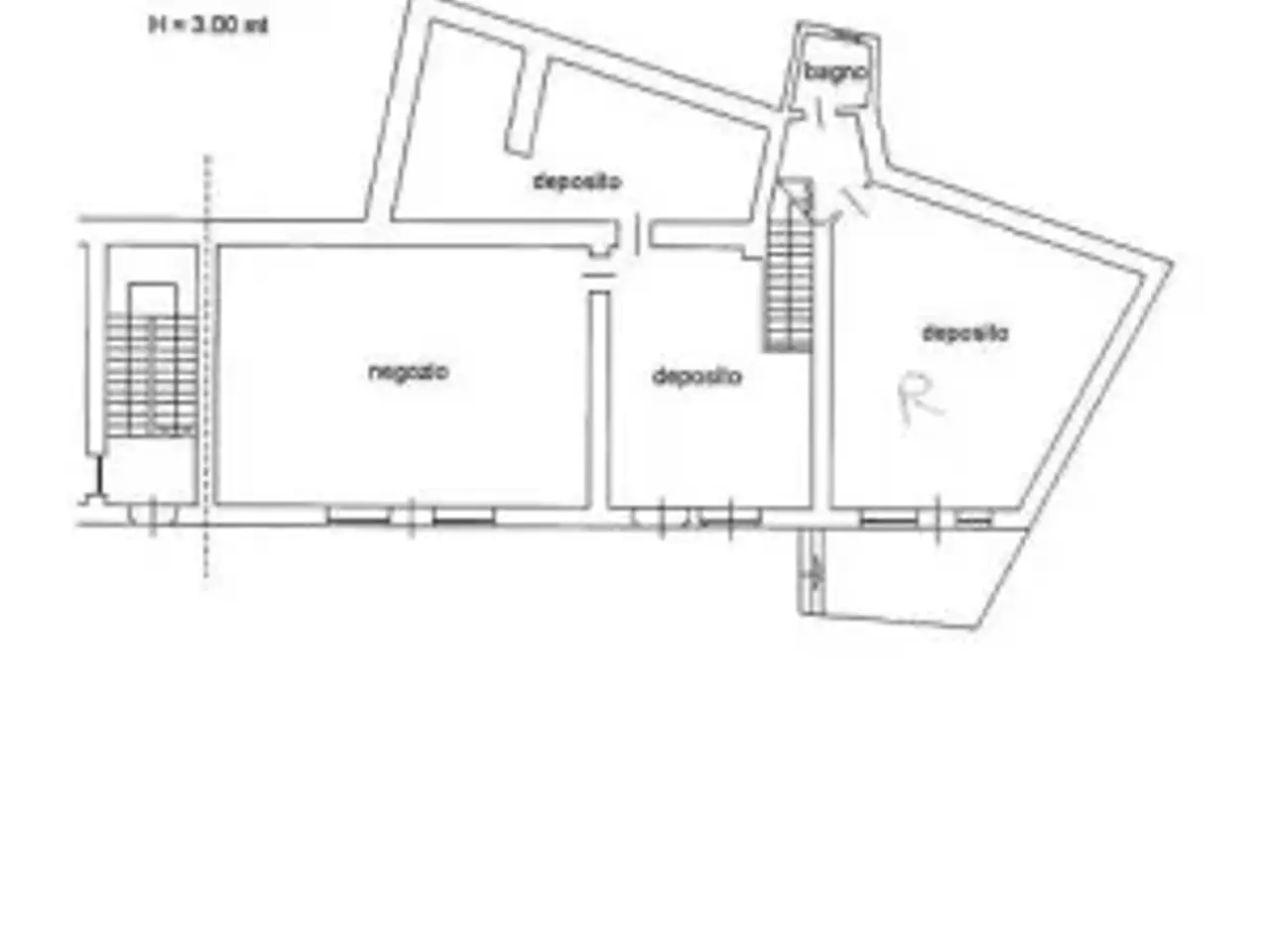 Negozio in Via Roma, Castellinaldo, {3} - Planimetria 1
