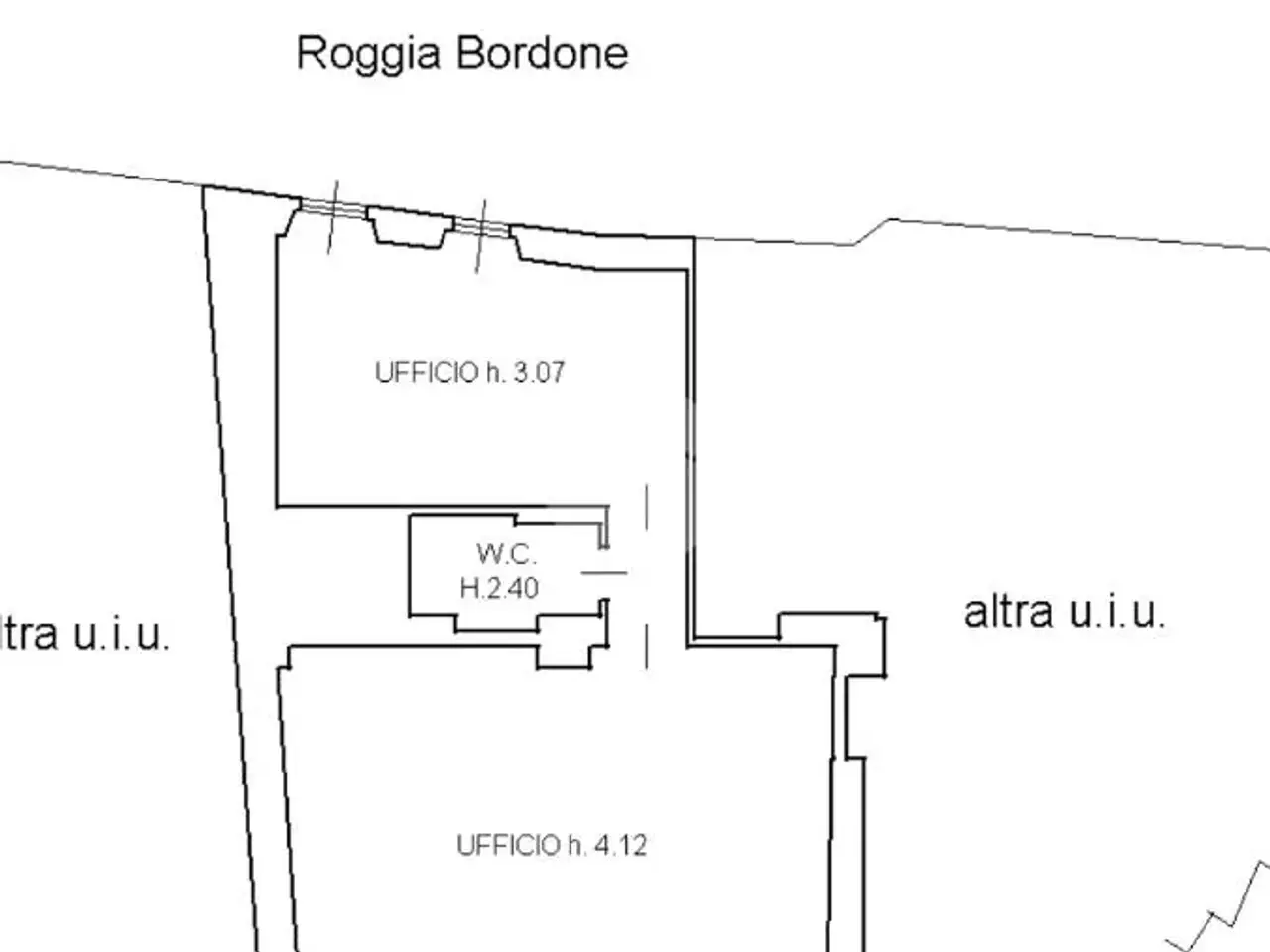 Ufficio in Via Giorgio Merula 62, Milano, {3} - Planimetria 1