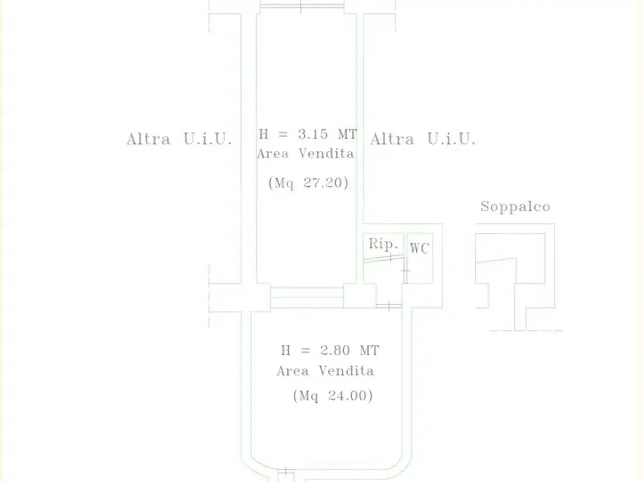 Negozio in Via Cimarosa 91d, Napoli, {3} - Planimetria 1