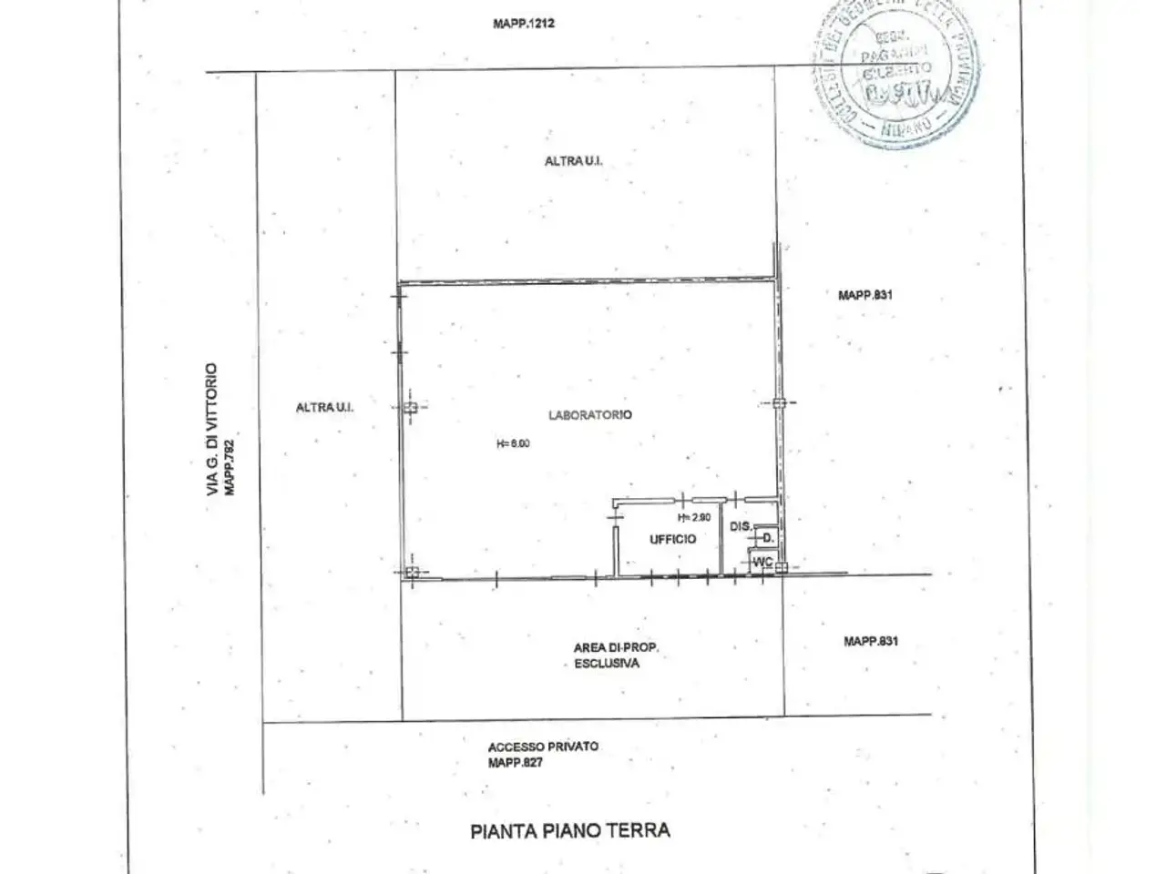 Capannone in Via Giuseppe di Vittorio, Arconate, {3} - Planimetria 1
