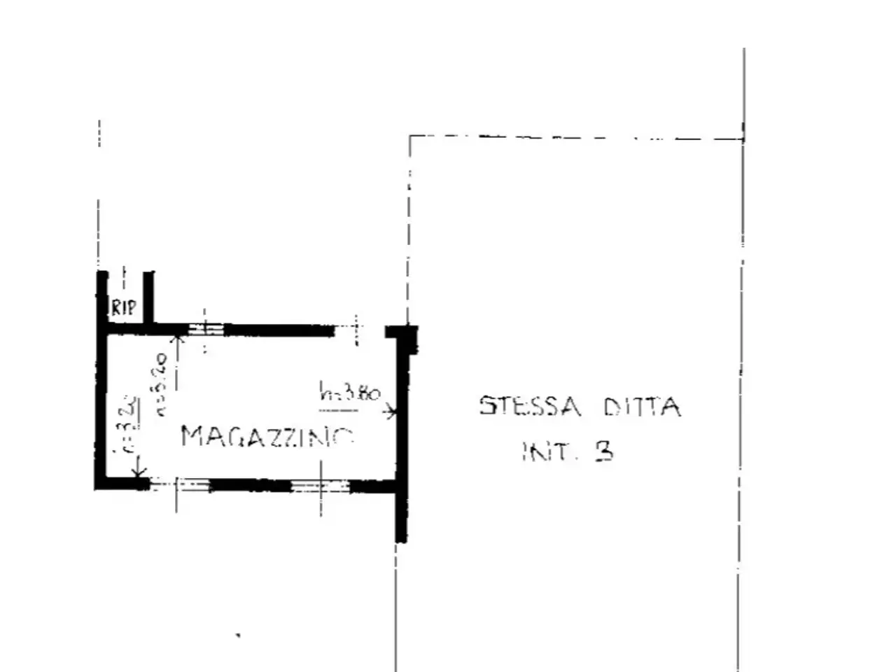 Magazzino in Via Roma 21, Fontanetto Po, {3} - Planimetria 1