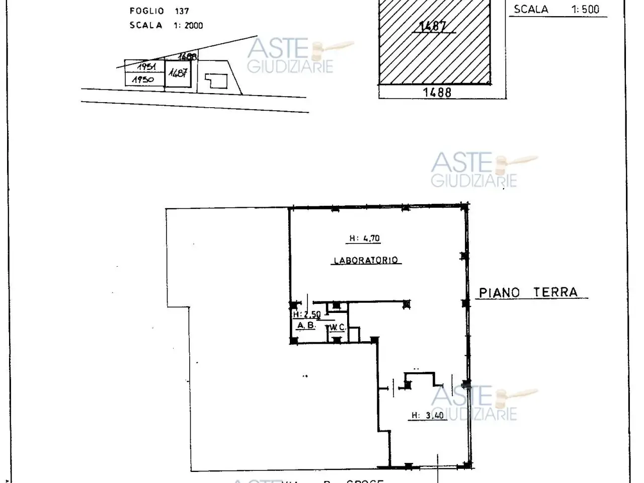 Laboratorio in Via Benedetto Croce 18 18, Fabriano, {3} - Planimetria 1