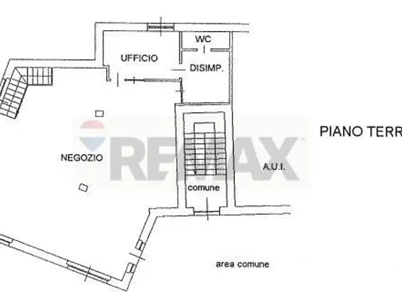 Negozio in Via Dante Alighieri 1, Casazza, {3} - Planimetria 1