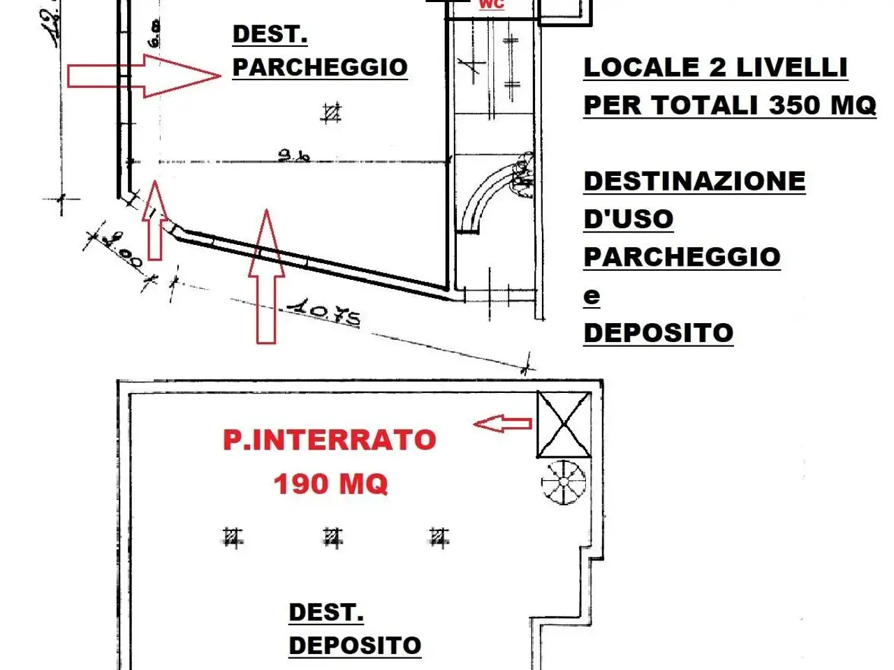 Negozio in Via Rosolino Pilo 75, Andria, {3} - Planimetria 1