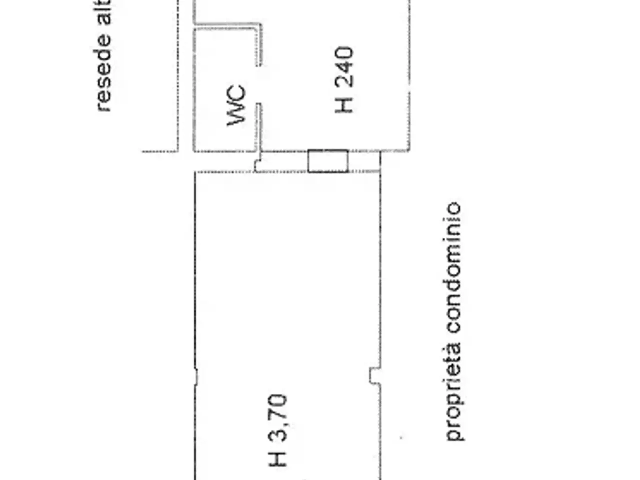 Negozio in Via Mario Ulivelli, Firenze, {3} - Planimetria 1