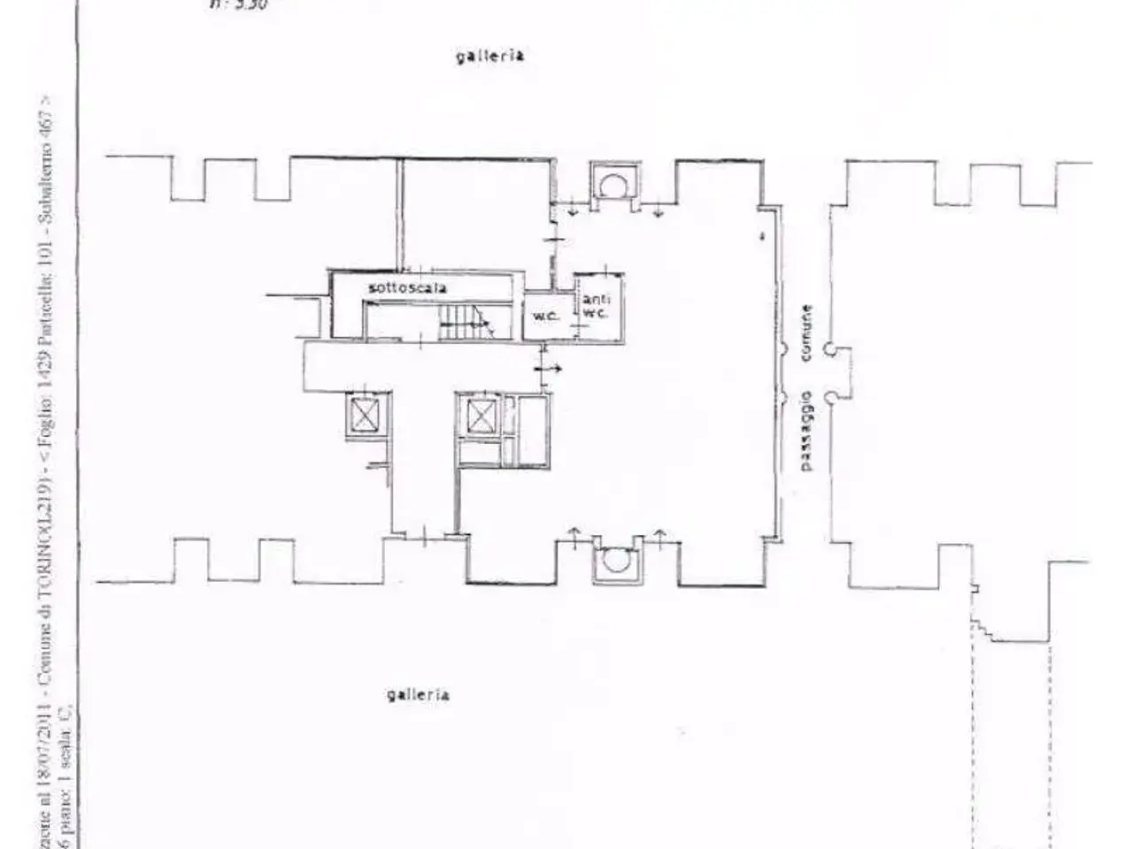 Negozio in Corso Orbassano  336, Torino, {3} - Planimetria 1