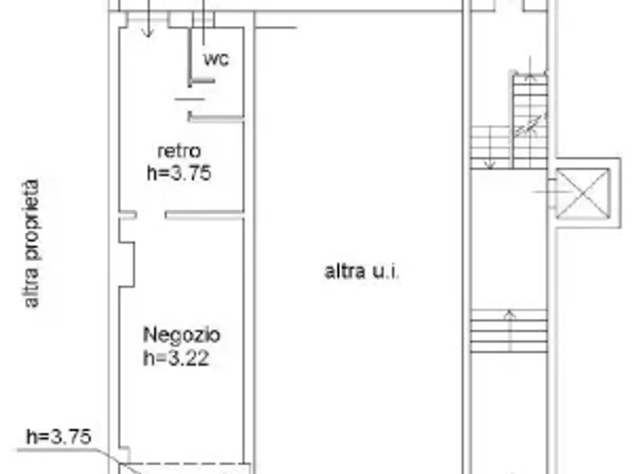 Negozio in Via Sant'Ambrogio 13, Voghera, {3} - Planimetria 1