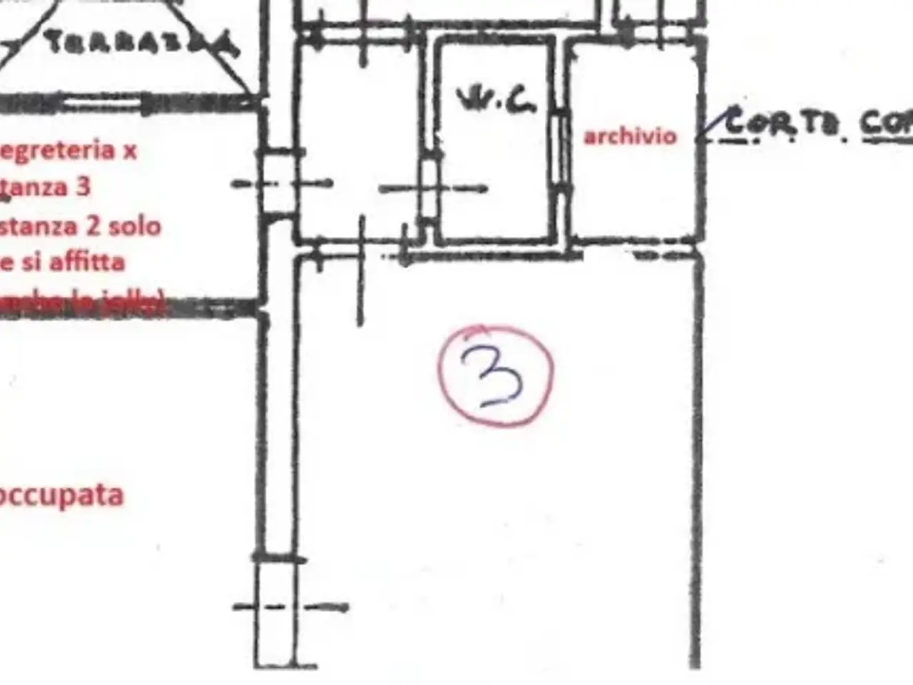 Ufficio in Via Bettino Ricasoli, Firenze, {3} - Planimetria 1