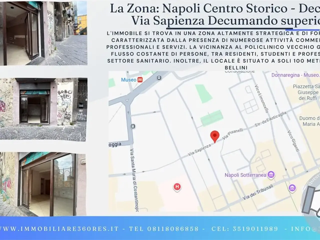 Negozio in Via Sapienza 10, Napoli, {3} - Foto 2