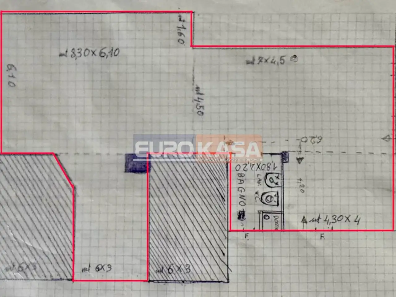 Magazzino in Via delle Industrie, Osio Sotto, {3} - Planimetria 1