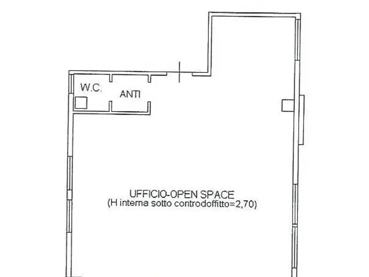 Ufficio in Via Europa, Preganziol, {3} - Planimetria 1
