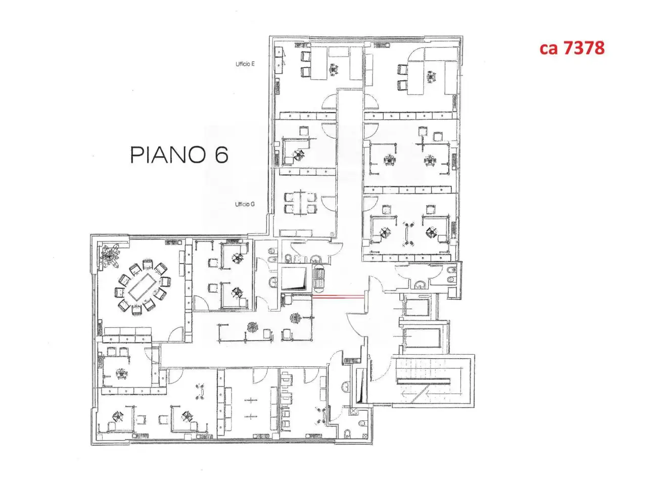 Ufficio in Via Schwerin 5, Reggio Emilia, {3} - Planimetria 1