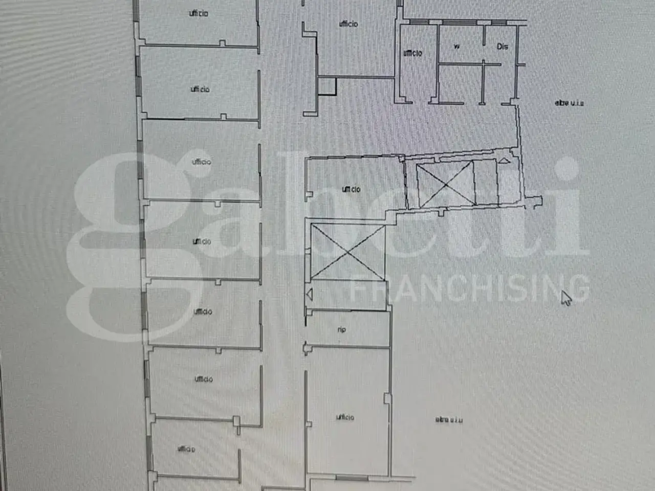 Ufficio in Via dei Salici 65, Rieti, {3} - Planimetria 1