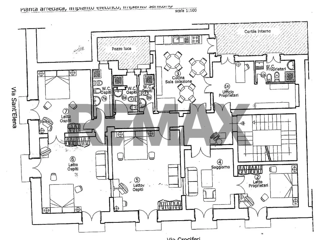 Albergo in , Catania, {3} - Planimetria 1