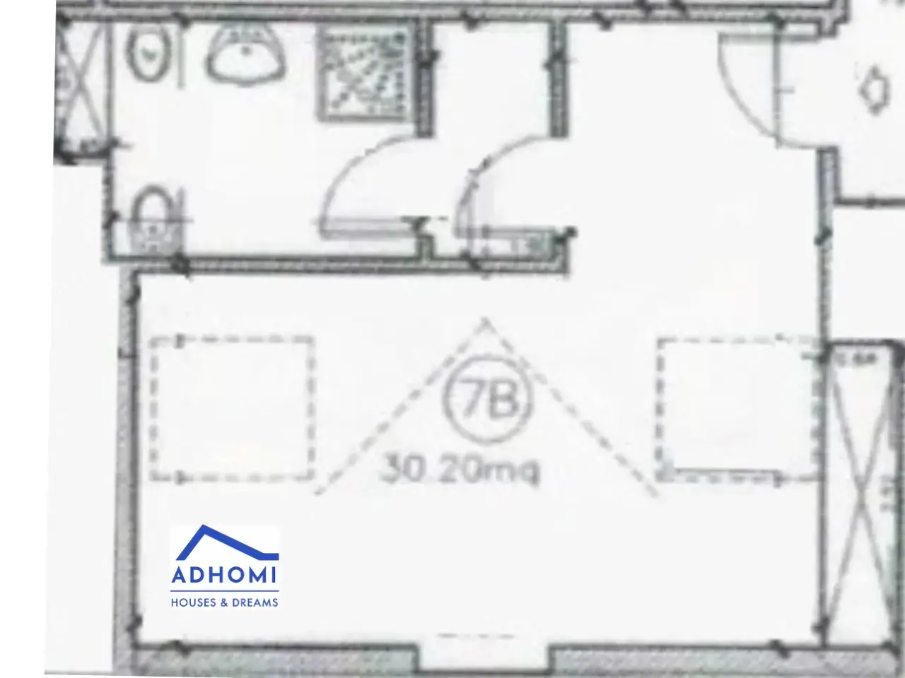 Ufficio in Viale Bonaria 28, Cagliari, {3} - Planimetria 1