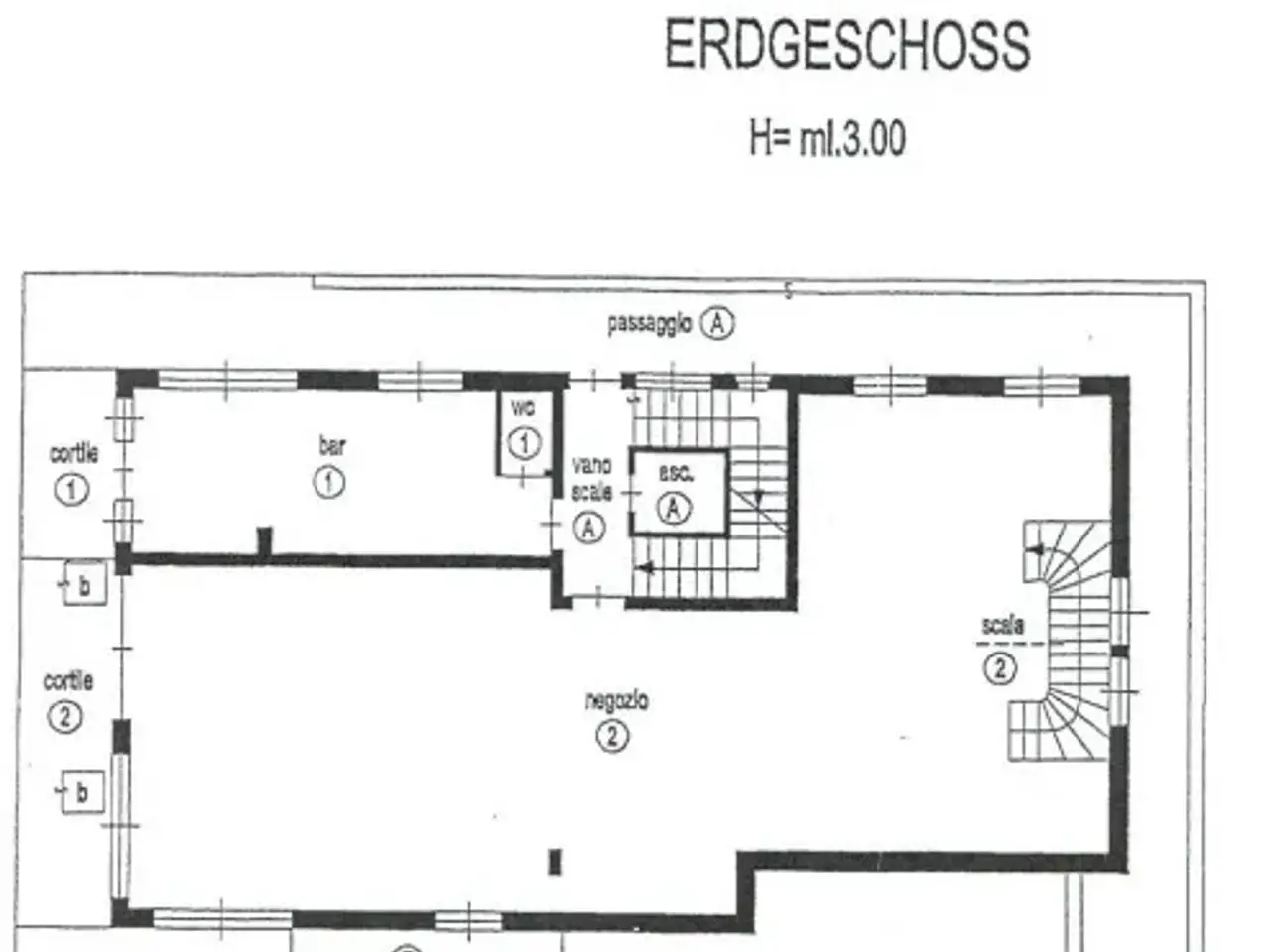 Negozio in Via Fienili, Bressanone, {3} - Planimetria 1