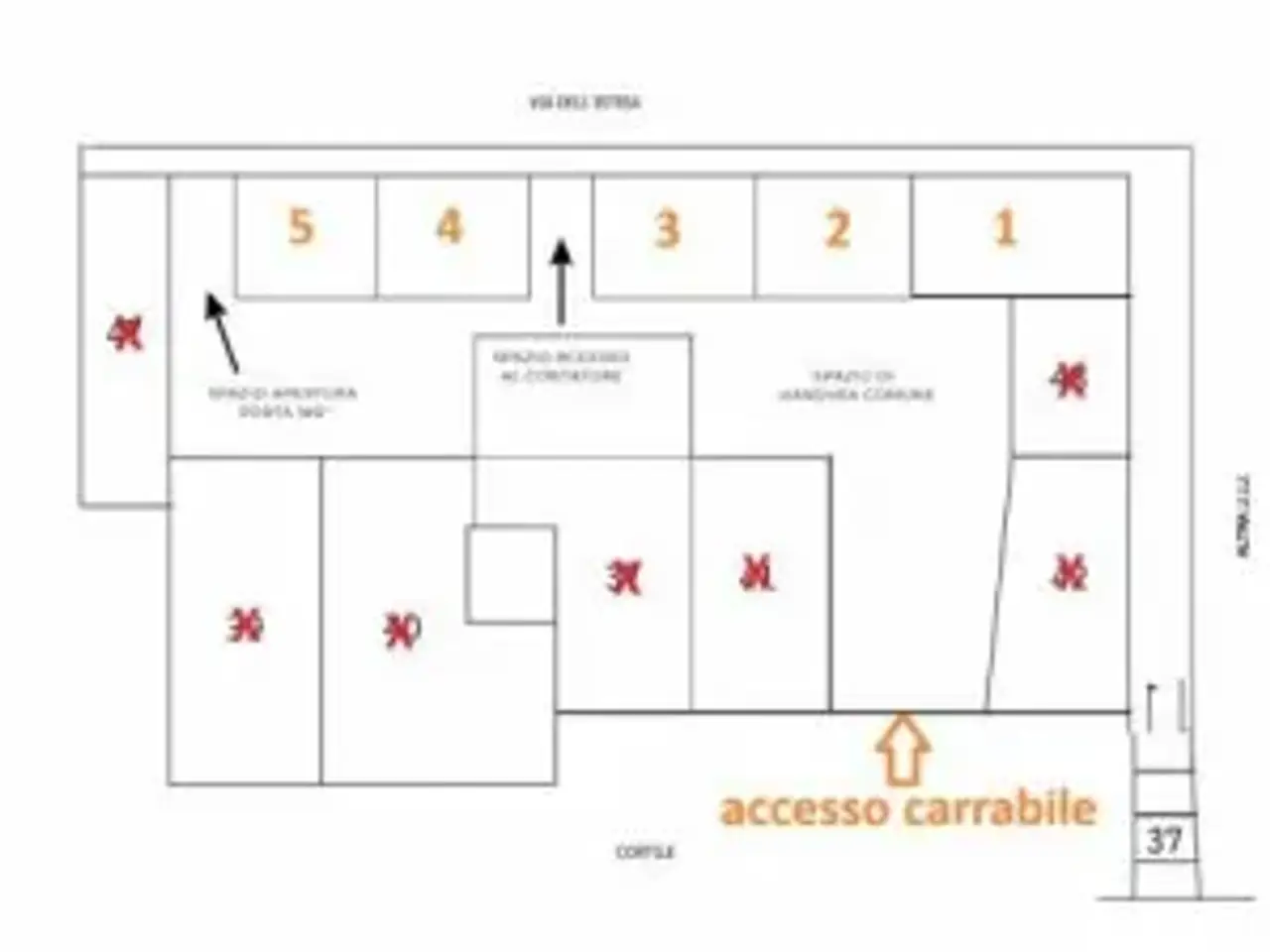 Magazzino in Via dell'Istria 81, Trieste, {3} - Planimetria 1
