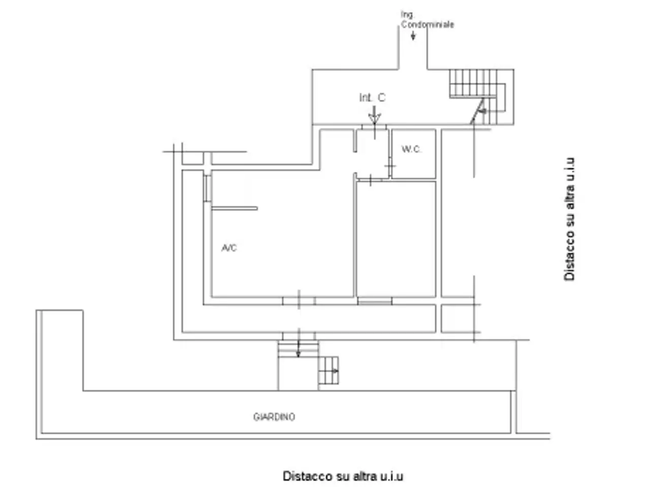 Bilocale in vendita, Via Saronno 70, Roma - Planimetria 1