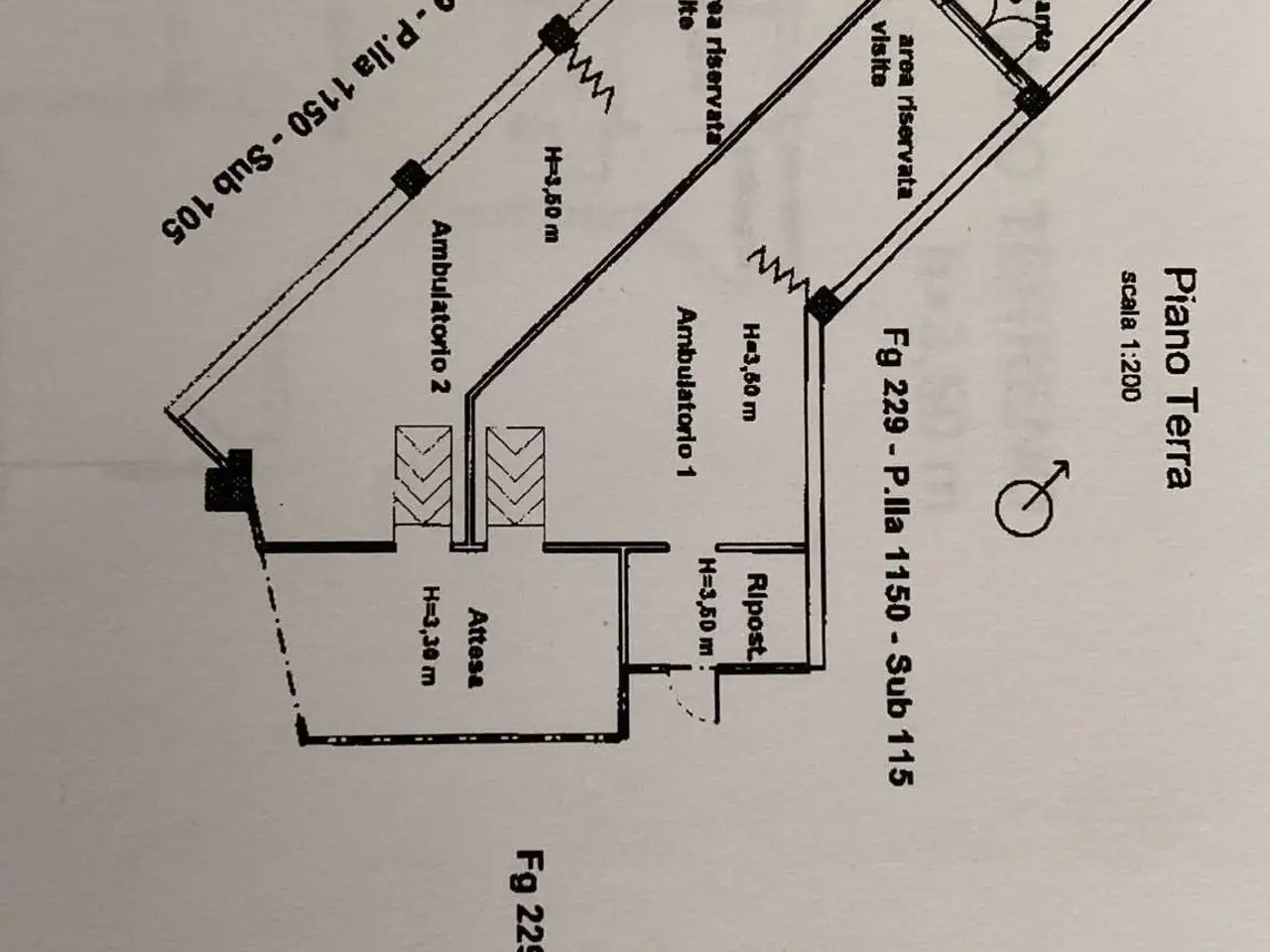 Ufficio in Via Giaquinto, Lecce, {3} - Planimetria 1