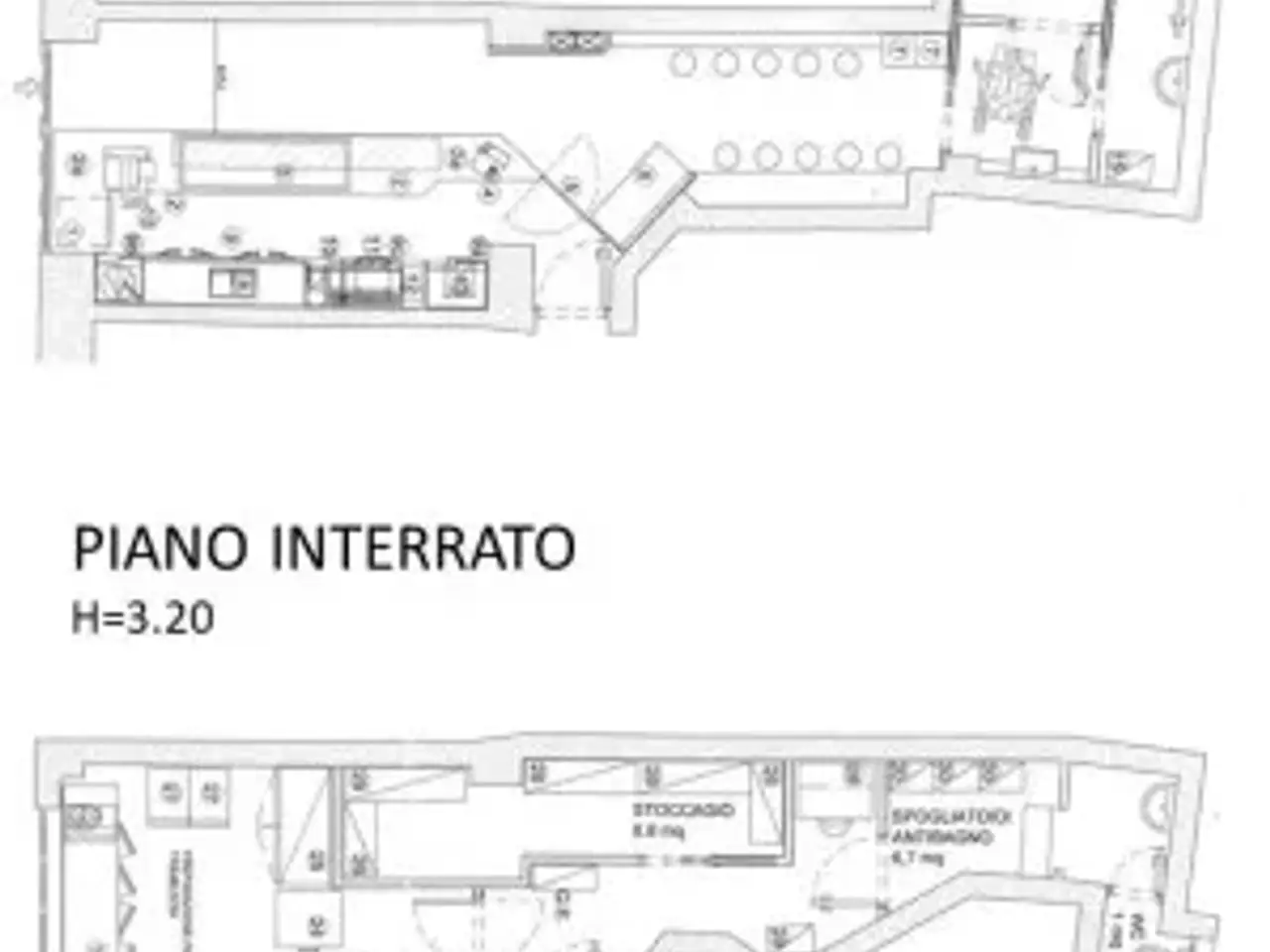 Negozio in Via Durini, Milano, {3} - Planimetria 1