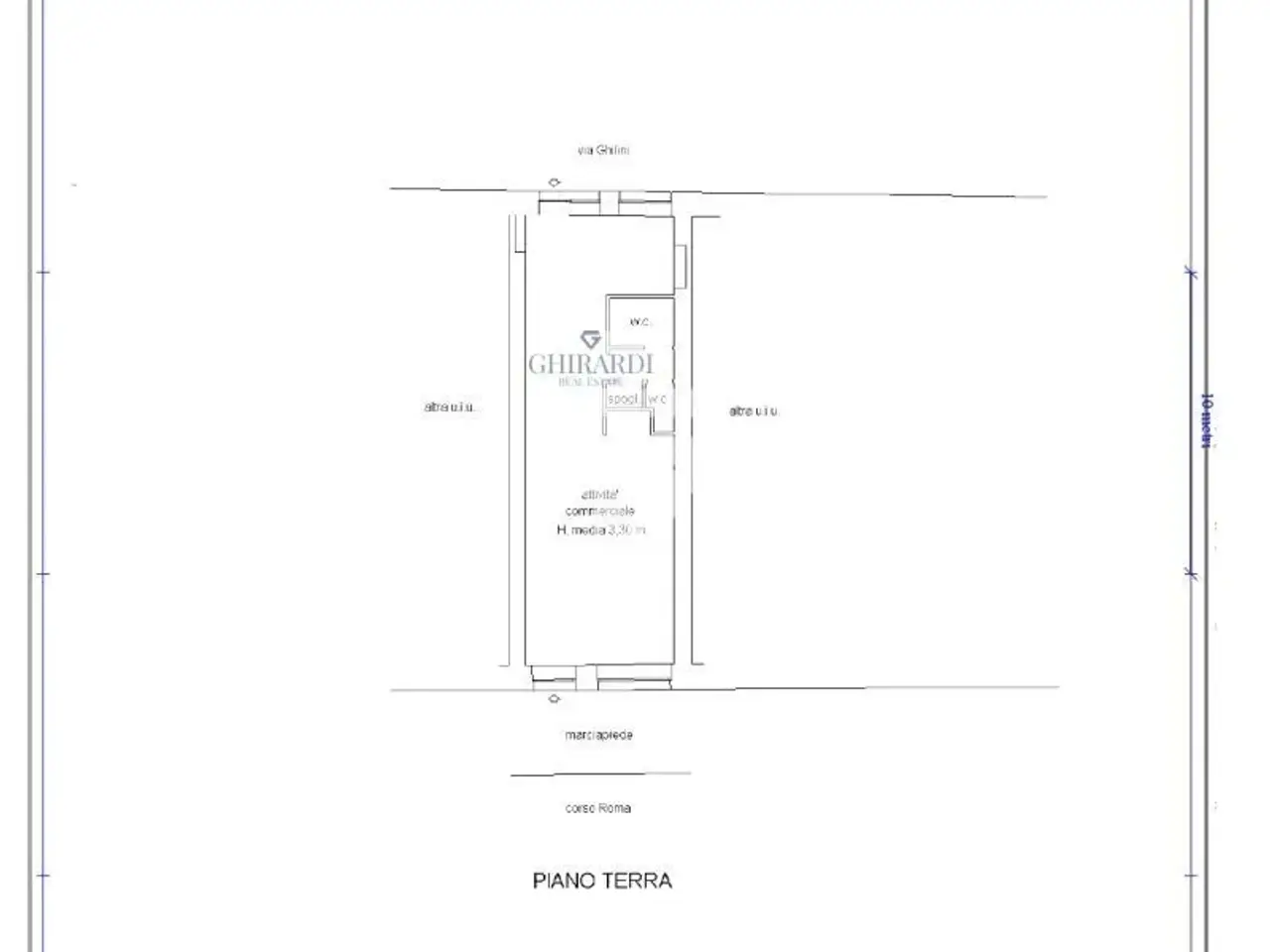 Bar in Corso Roma, Loano, {3} - Planimetria 1