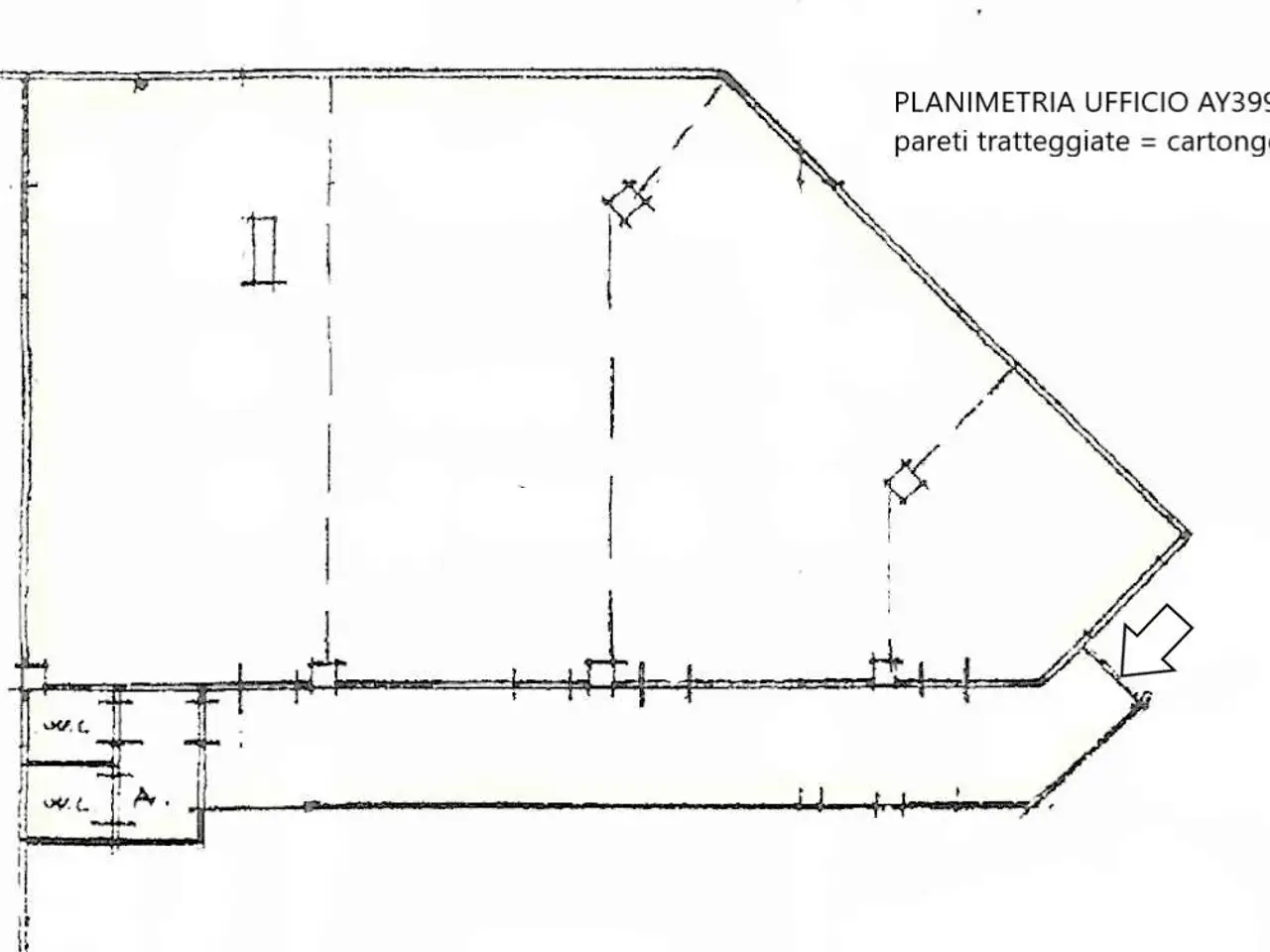 Ufficio in Via Cagliostro, Modena, {3} - Planimetria 1