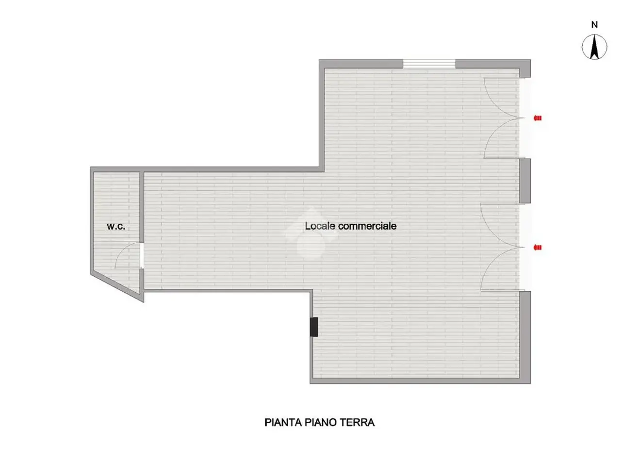 Negozio in Via Giovanni Verga 19, Castellalto, {3} - Planimetria 1