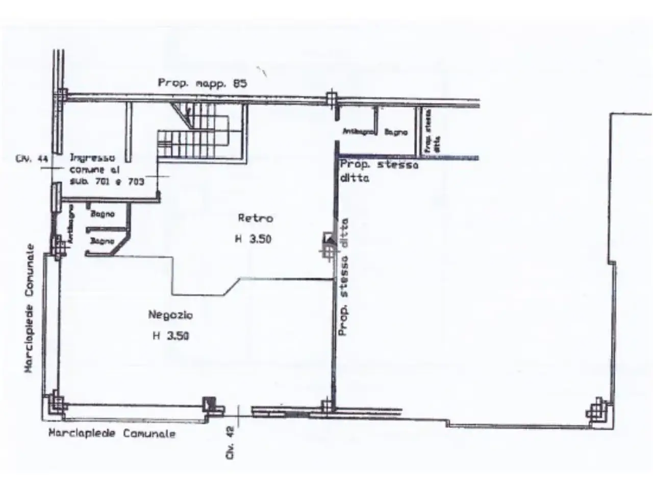 Negozio in Via Albert Einstein, Cassano D'Adda, {3} - Planimetria 1