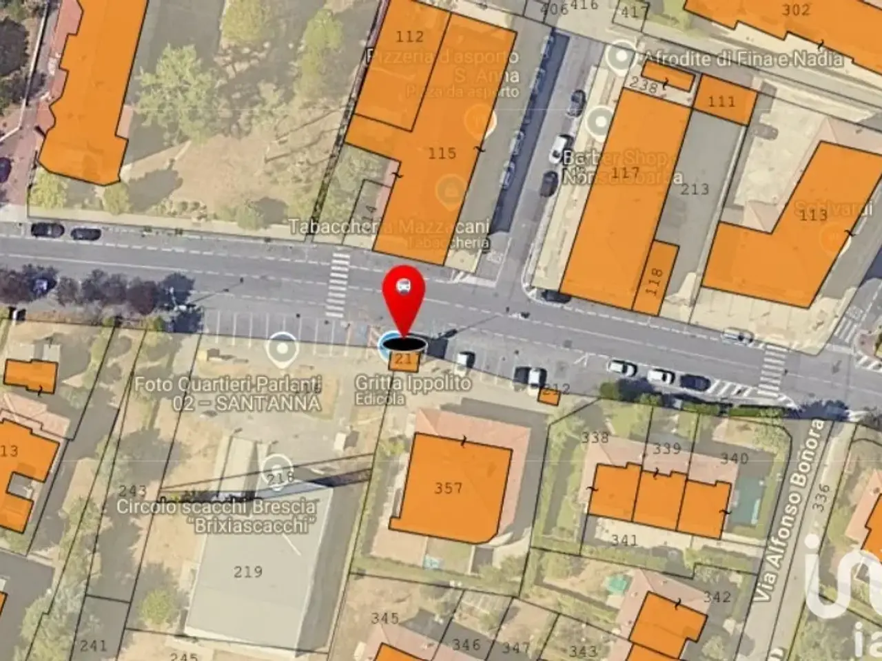 Esercizio commerciale in Via Giovanbattista da Farfengo, Brescia, {3} - Planimetria 1