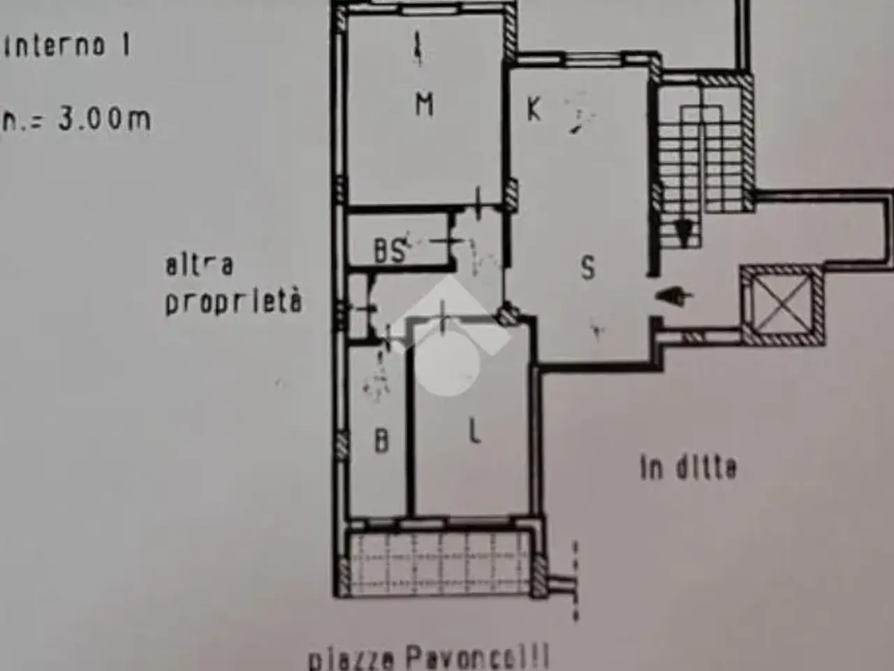Ufficio in Piazza Giuseppe Pavoncelli 13, Foggia, {3} - Planimetria 1