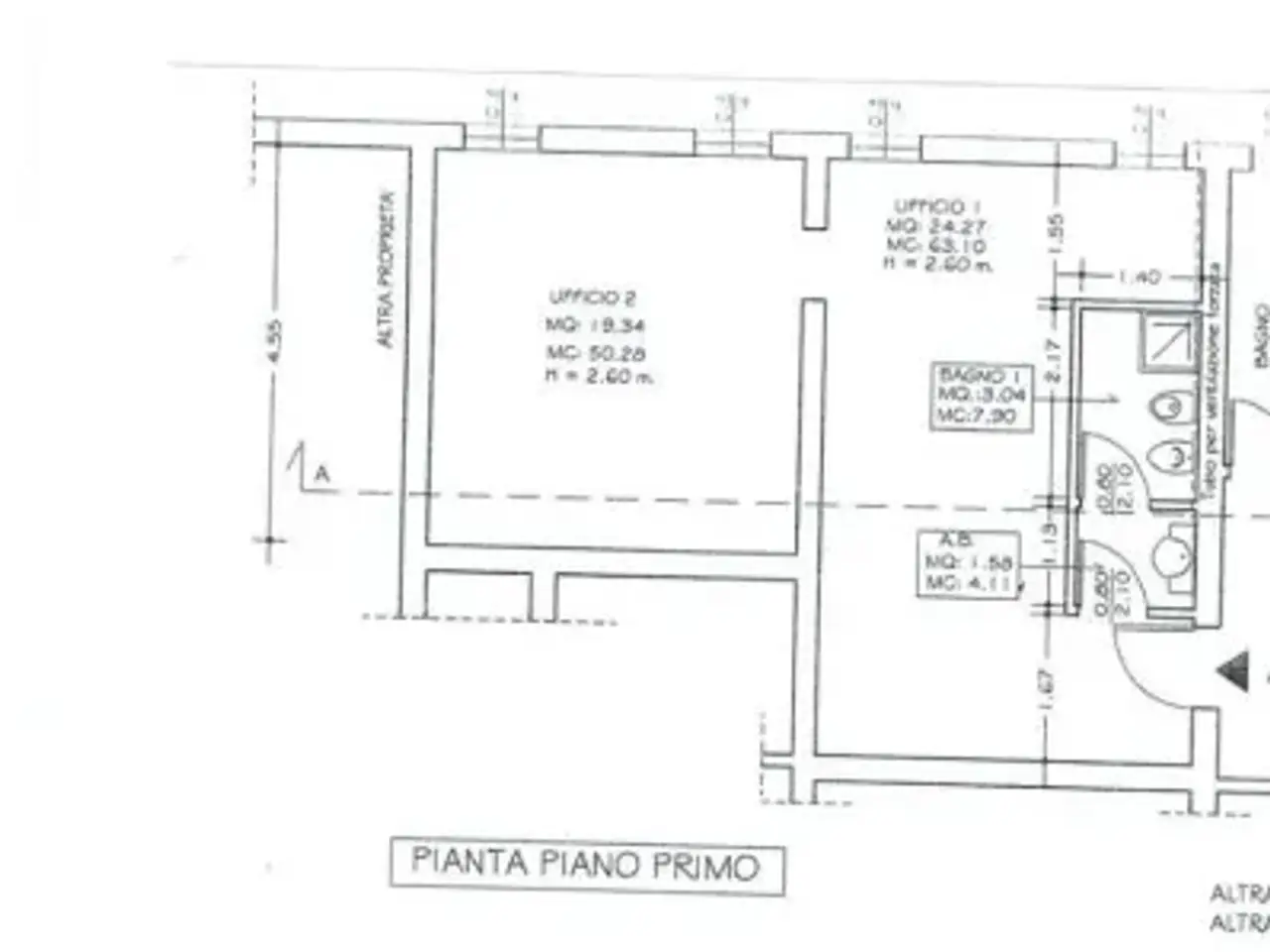 Ufficio in Via Nazionale, Mira, {3} - Planimetria 1