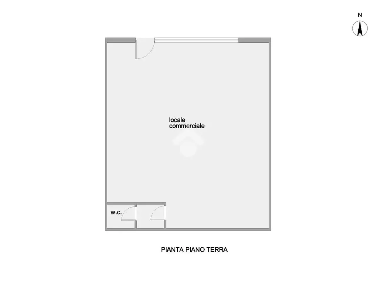 Negozio in Via Giuseppe di Vittorio 20, Giulianova, {3} - Planimetria 1
