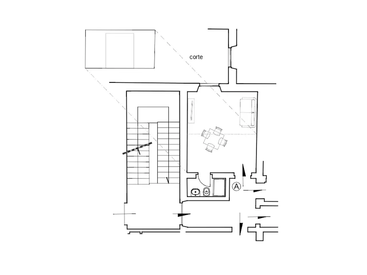 Ufficio in Via Leone X, Firenze, {3} - Planimetria 1