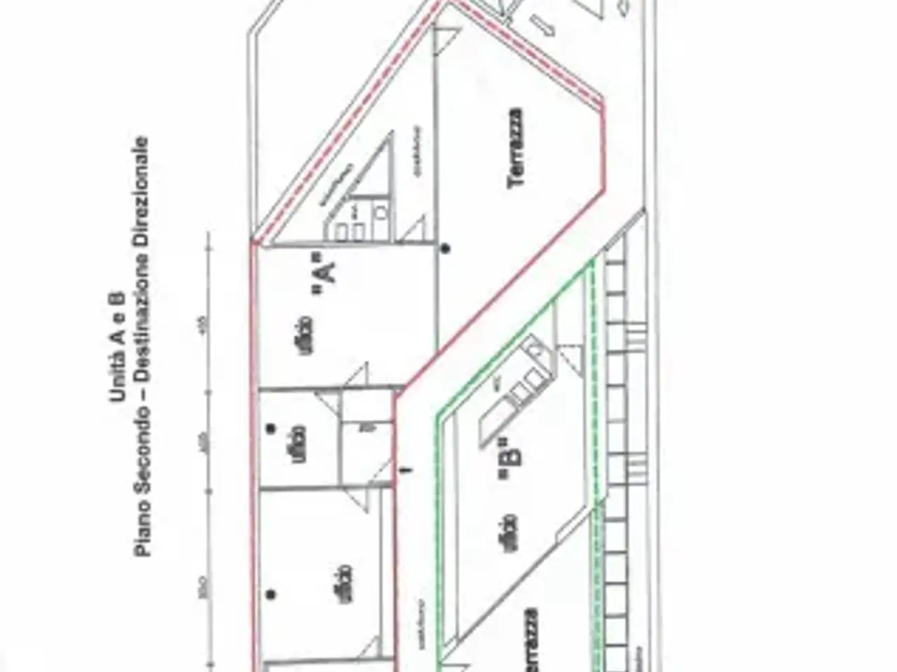 Ufficio in Viale Giosuè Carducci 67, Lucca, {3} - Planimetria 1