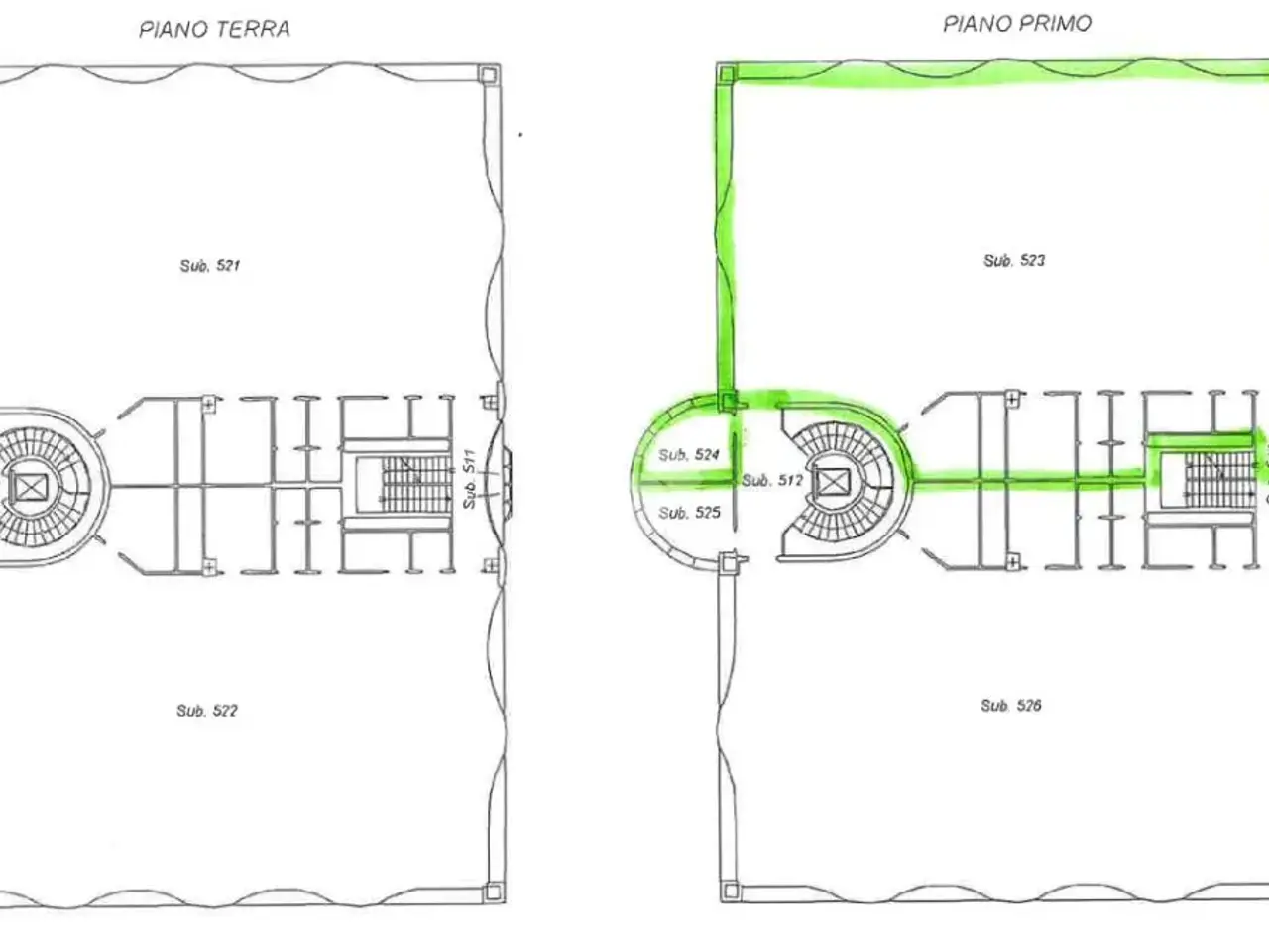 Ufficio in Via Gazzoletto 16, Cremona, {3} - Planimetria 1
