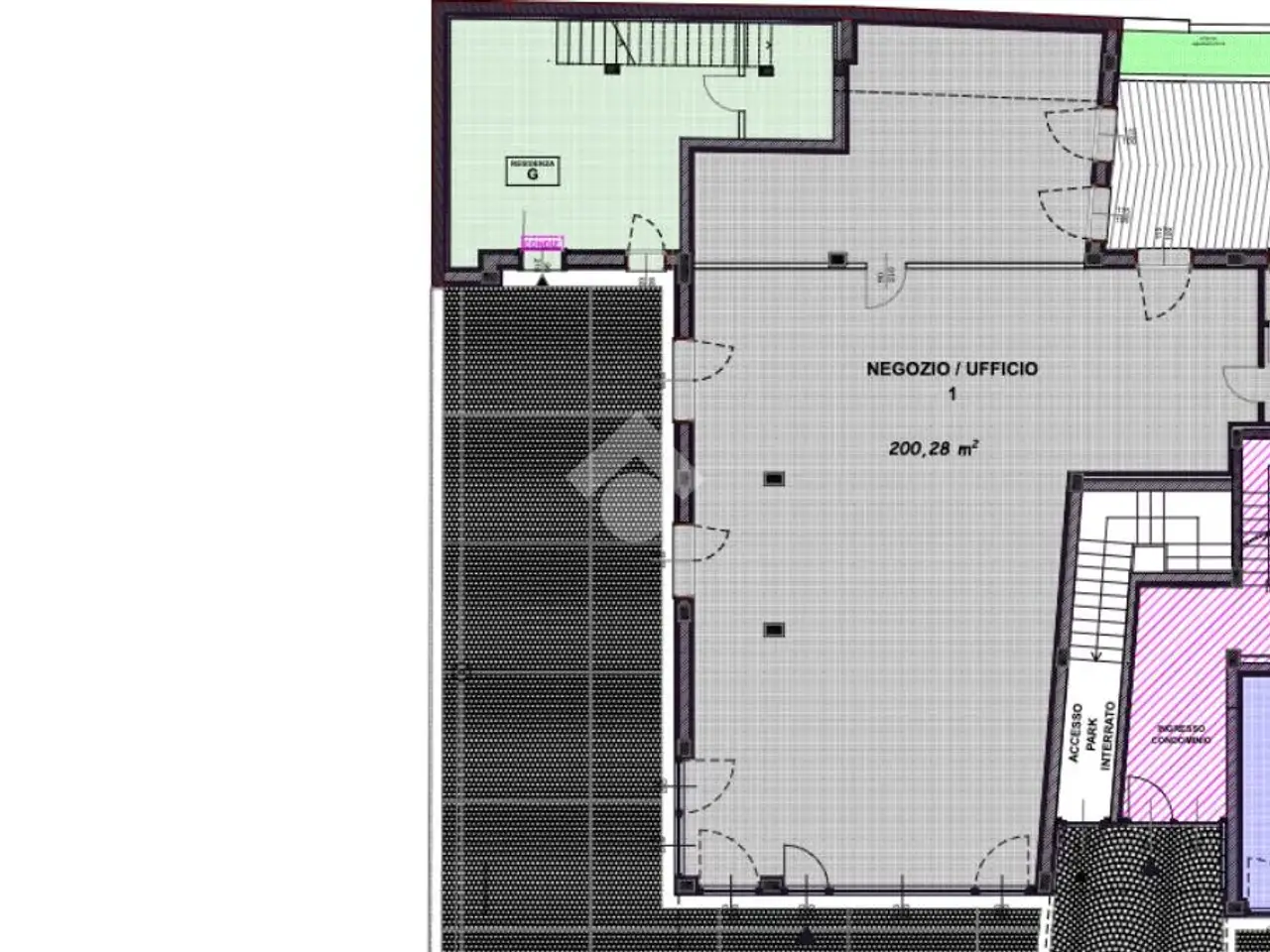 Negozio in Via S. Donà 117, Venezia, {3} - Planimetria 1