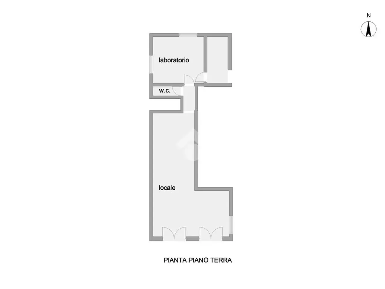 Negozio in Via Nazionale 122, Bellante, {3} - Planimetria 1