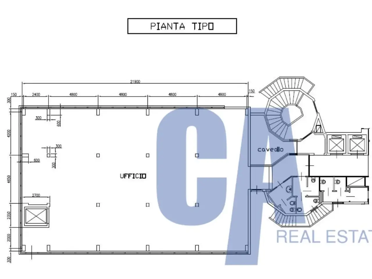 Ufficio in Via Gorki M., Cinisello Balsamo, {3} - Planimetria 1
