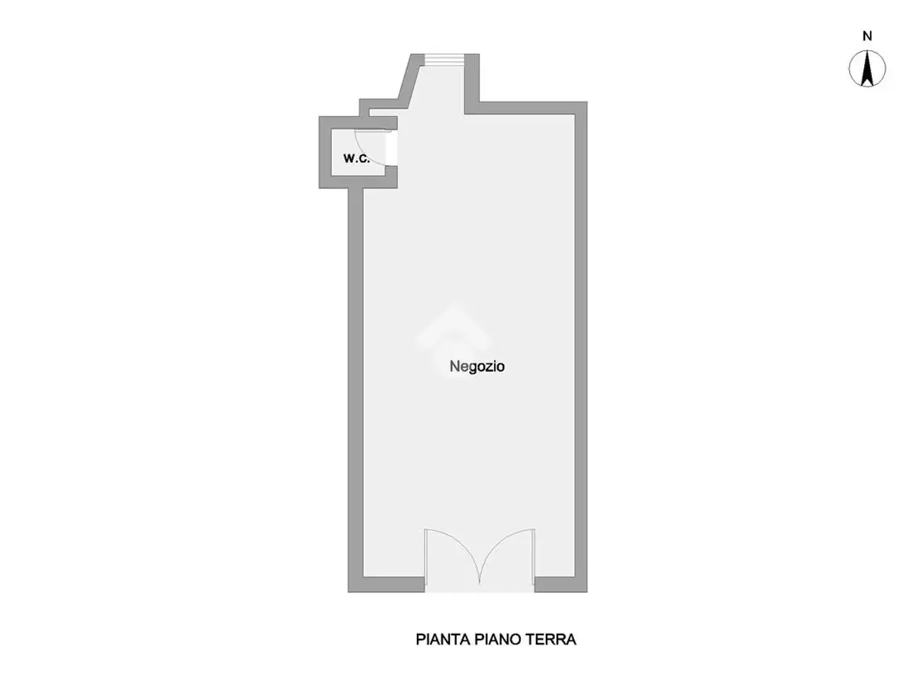 Negozio in Corso Garibaldi 83, Giulianova, {3} - Planimetria 1
