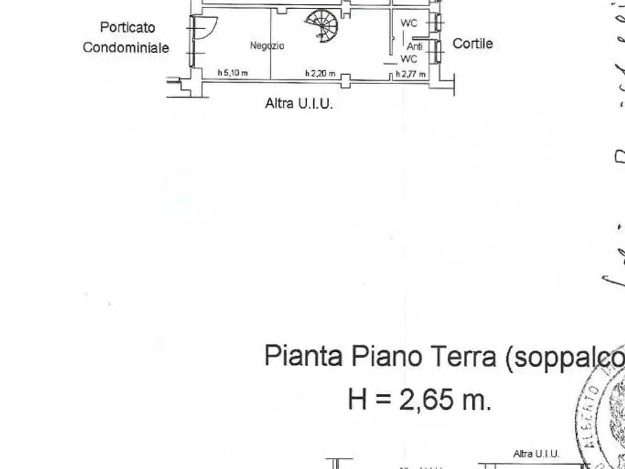 Negozio in Via Cavour 2, Moncalieri, {3} - Planimetria 1