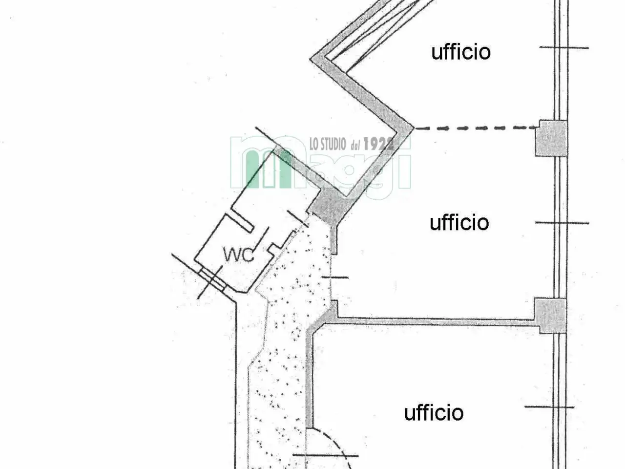 Ufficio in Piazza Armando Diaz, Milano, {3} - Planimetria 1